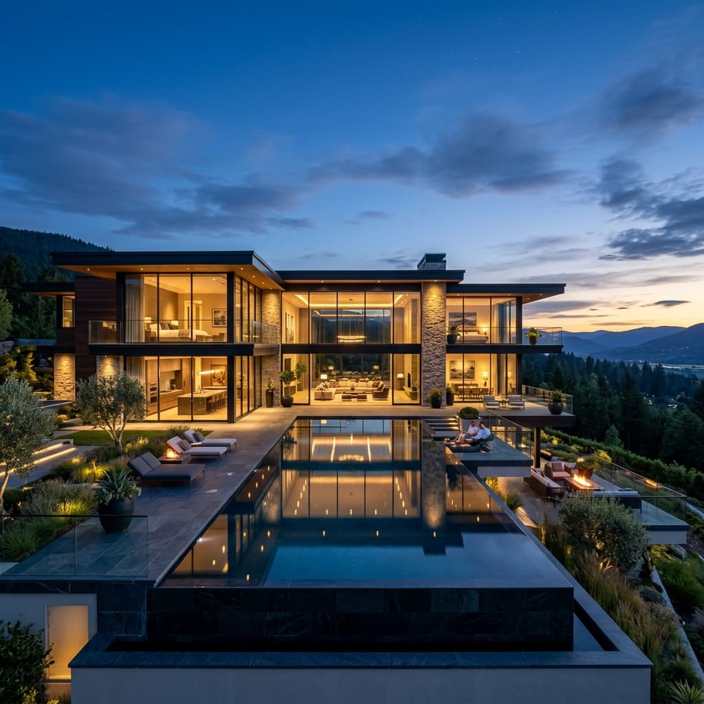 High-end real estate property demonstrating the types of premium leads closed by ZeroDrop AI ISA